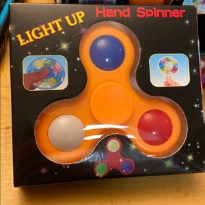 Light up fidget spinner